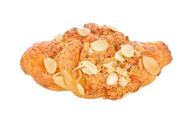 Croissant with almond transparent png