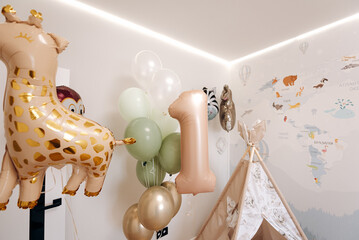 chandelier in the room