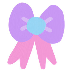 cute pink purple ribbon in the world