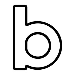 letter b icon © Rendru