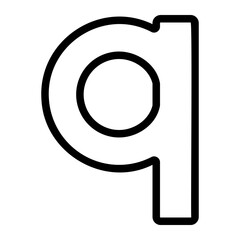 letter q icon
