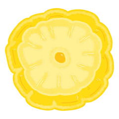 Illustration of pineapple drawing