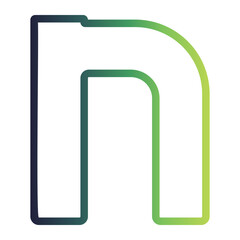 letter n icon