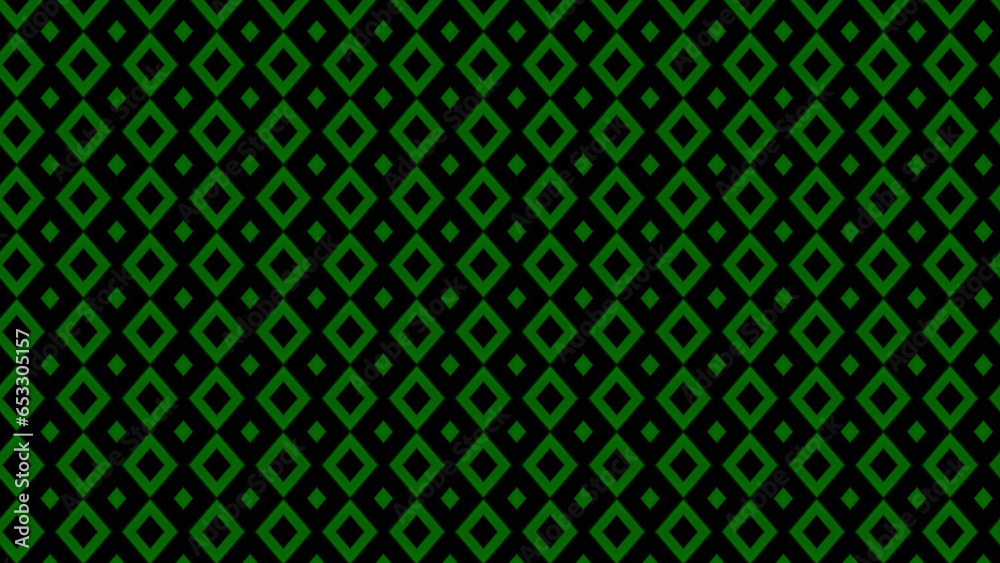 Poster background with pulsating diamonds. design. simple pattern with moving diamonds on black background.