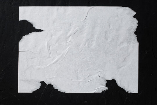 Old street poster, Blank mockup.