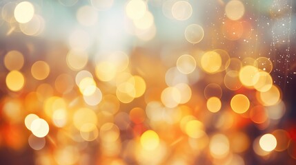 Obraz premium texture christmas bokeh lights illustration abstract light, new decoration, bright shine texture christmas bokeh lights