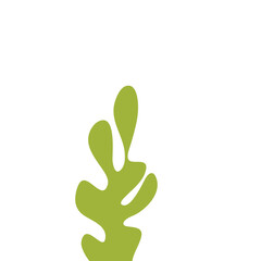 Illustration of Green Sea Coral