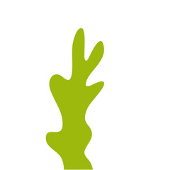 Obraz premium Illustration of Green Sea Coral