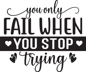 Motivational svg design