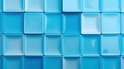 abstract background with blue ceramic tiles .