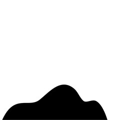 Silhouette of Hills
