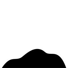 Silhouette of Hills