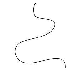 A Strand of Hair Vector