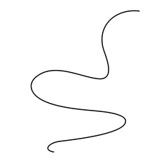 A Strand of Hair Vector