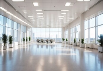 The hall of an office or medical institution - obrazy, fototapety, plakaty