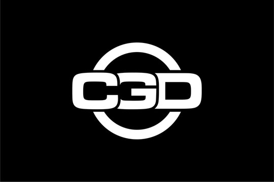CGD creative letter logo design vector icon illustration
