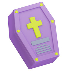 Coffin 3D Icon