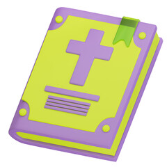 Bible Book 3D Icon