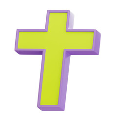 Cross 3D Icon