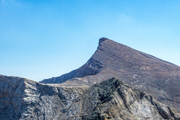 Scenic views of Medetsiz tepe (3524 m), which is the highest peak of Bolkar mountain, which is a...