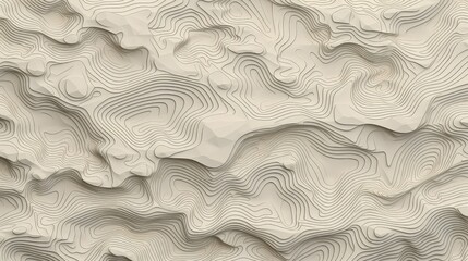 abstract terrain map contours illustration relief geodesign, cartography outline, grid topography abstract terrain map contours
