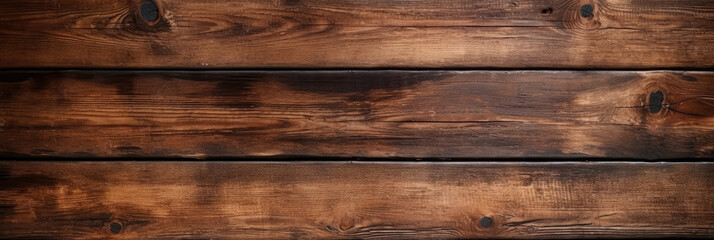 Obraz premium Beautiful aged wood planks background. Generative AI