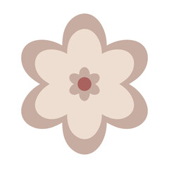 Boho Abstract Flower
