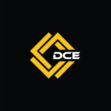 DCE letter design for logo and icon.DCE typography for technology, business and real estate brand.DCE monogram logo.