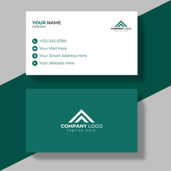 Vector professional elegant modern creative business card design template