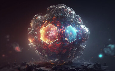 Fototapeta premium 3D abstract object