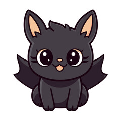 Vector clipart, cute bat vector clipart, halloween drawing