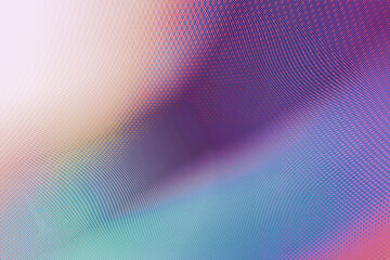Halftone light of blue and purple colors in wave of illustration for technology texture background