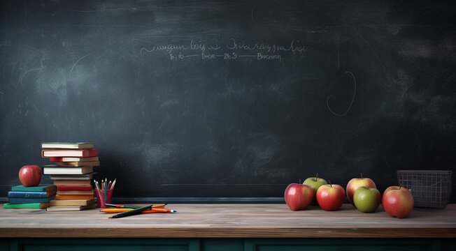 blackboard with chalk, classroom with blackboard, blackboard in the classroom, school classroom with blackboard