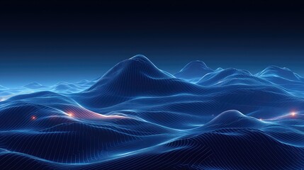 tech wireframe landscape topographic illustration 3d abstract, mountain grid, topography earth tech wireframe landscape topographic