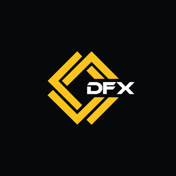 DFX letter design for logo and icon.DFX typography for technology, business and real estate brand.DFX monogram logo.