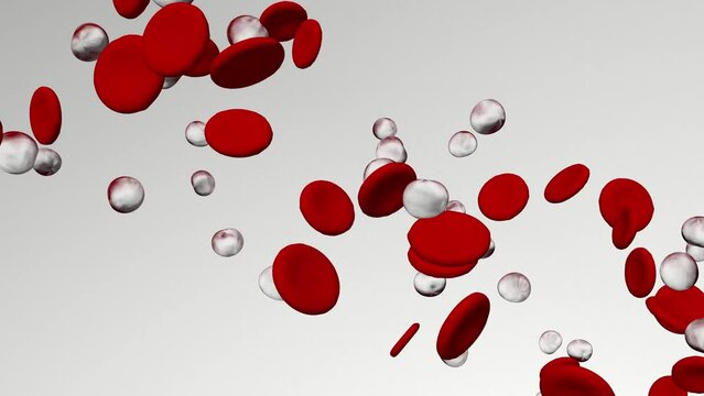 Animation of High-density lipoprotein particles also known as good cholesterol, in the blood. Higher HDL levels correlate with lower risk of cardiovascular disease