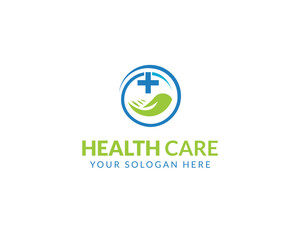 Modern Health Care logo design 