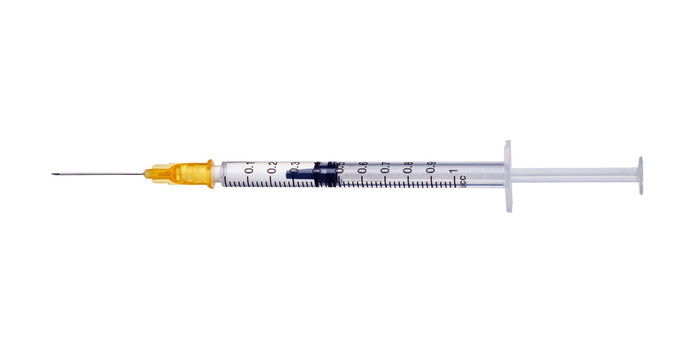 Syringe, isoliert