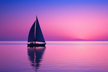 Midnight Cruise on Calm Waters