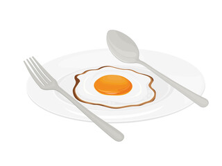 Eggs on a white background.