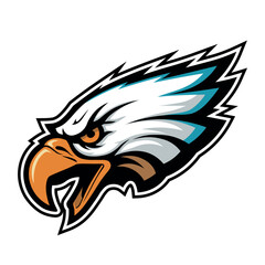 Mascot Eagle Head.vector illustration