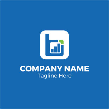graphic chart logo deign