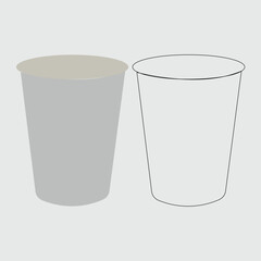 Hot coffee cup vector line icon set illustration isolated on white background vector illustration
Coffee - Drink, Icon, Take Out Food, Coffee Cup, Vector