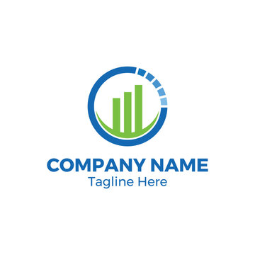 graphic chart logo deign
