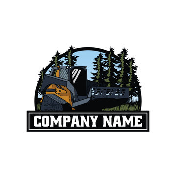 Excavator logo design