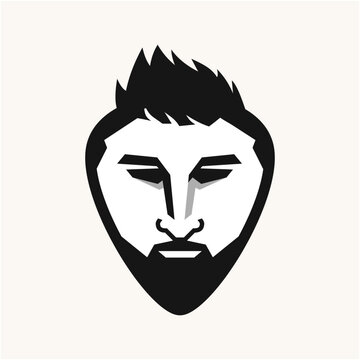 Guitar pick logo design