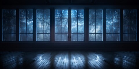 Blue Glass background