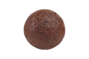 cupcake, delicious cupcake with chocolate dough, isolated from background