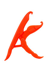 fishing grip, forceps to grab the lips of a fish, isolated from background