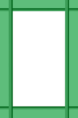 green christmas frame